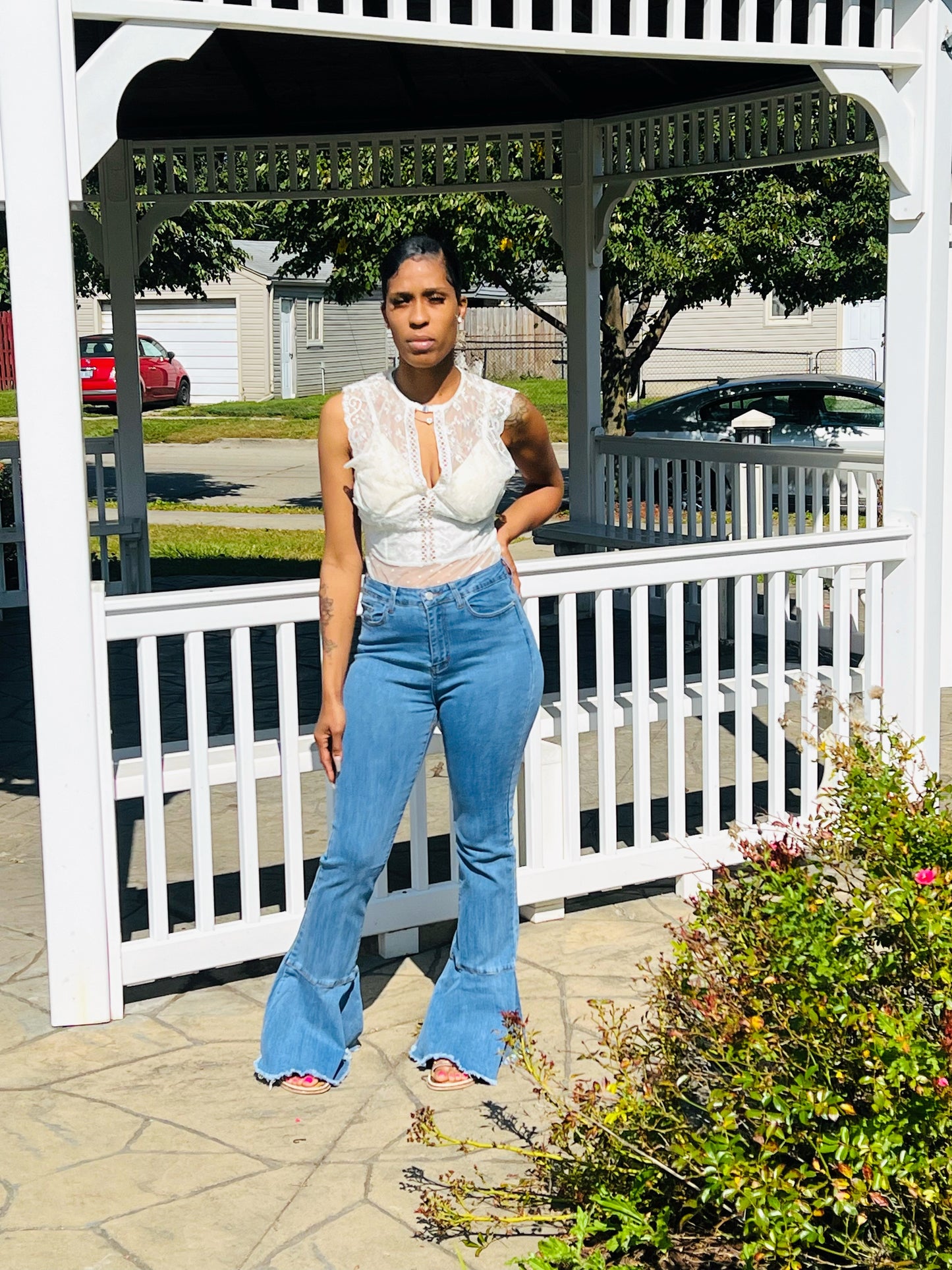 •	The Radiance Flare Jeans